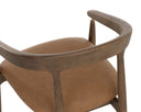 Milliken Cognac Lounge Chair Valmont by Matho Sun, view 5