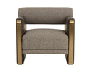 Gellar Earth / Eglinton Espresso Lounge Chair Edgar by Matho Sun, view 2