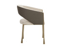 Meg Taupe / Porcini Taupe Dining Armchair Jahara by Matho Sun, view 3