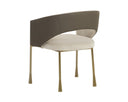 Meg Taupe / Porcini Taupe Dining Armchair Jahara by Matho Sun, view 4