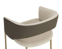 Meg Taupe / Porcini Taupe Dining Armchair Jahara by Matho Sun, view 5
