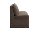 Danny Dusty Brown Banquette Donatella by Matho Sun, view 3