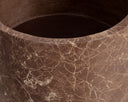 Small Marble Look Mocha Planter Aster by Matho Sun, view 3