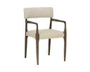 Scottsdale Eggshell / Santa Cruz Oatmeal Dining Armchair Guardi by Matho Sun