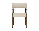 Scottsdale Eggshell / Santa Cruz Oatmeal Dining Armchair Guardi by Matho Sun, view 2