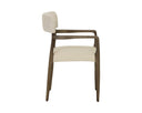 Scottsdale Eggshell / Santa Cruz Oatmeal Dining Armchair Guardi by Matho Sun, view 3