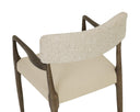 Scottsdale Eggshell / Santa Cruz Oatmeal Dining Armchair Guardi by Matho Sun, view 5