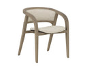 Greige Santa Cruz Oatmeal Dining Armchair Arco by Matho Sun
