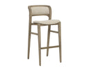 Greige Santa Cruz Oatmeal Barstool Arco by Matho Sun