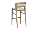 Greige Santa Cruz Oatmeal Barstool Arco by Matho Sun, view 4