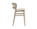 Greige Santa Cruz Oatmeal Counter Stool Arco by Matho Sun, view 3
