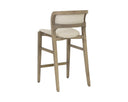 Greige Santa Cruz Oatmeal Counter Stool Arco by Matho Sun, view 4