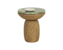 Marble Look Sage End Table Orula by Matho Sun
