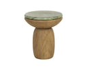 Marble Look Sage End Table Orula by Matho Sun, view 2