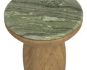 Marble Look Sage End Table Orula by Matho Sun, view 4