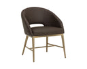 Eglinton Espresso Dining Armchair Abelson by Matho Sun