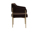 Diamond Mink Dining Armchair Tova by Matho Sun, view 3