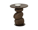 Wood Look Brown End Table Balio by Matho Sun