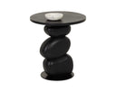 Wood Look Black End Table Balio by Matho Sun