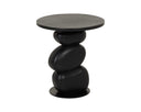 Wood Look Black End Table Balio by Matho Sun, view 2