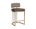 Eglinton Espresso / Gellar Earth Counter Stool Larissa by Matho Sun