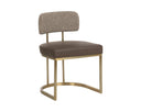 Eglinton Espresso / Gellar Earth Dining Chair Larissa by Matho Sun