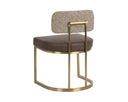 Eglinton Espresso / Gellar Earth Dining Chair Larissa by Matho Sun, view 4