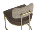 Eglinton Espresso / Gellar Earth Dining Chair Larissa by Matho Sun, view 5
