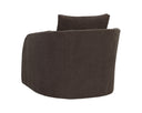 Rika Chocolate Lounge Chair Wexford Swivel by Matho Sun, view 4