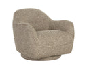 Torched Meringue Lounge Chair Tesoro Swivel by Matho Sun