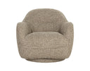 Torched Meringue Lounge Chair Tesoro Swivel by Matho Sun, view 2