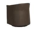 Gellar Earth / Eglinton Espresso Lounge Chair Leontine Swivel by Matho Sun, view 4