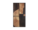 30" X 60" Black Floater Frame Abstract Rustic Nuance I by Matho Sun