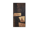 30" X 60" Black Floater Frame Abstract Rustic Nuance Ii by Matho Sun