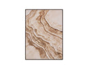 40" X 54" Deep Brown Floater Frame Nature Access Route by Matho Sun