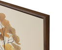 30" X 30" Brown Floater Frame Landscape Still September by Matho Sun, view 2