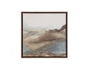 24" X 24" Brown Floater Frame Landscape Cordillera I by Matho Sun