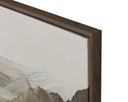 24" X 24" Brown Floater Frame Landscape Cordillera I by Matho Sun, view 3