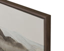 Brown Floater Frame Landscape Cordillera Ii 24" X 24" by Matho Sun, view 3
