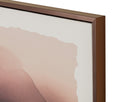 60" X 40" Copper Floater Frame Fire Abstract Dream State by Matho Sun, view 2