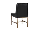 Coal Black Dining Chairs set of 2 Leighland by Matho Sun, view 3