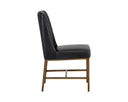 Coal Black Dining Chairs set of 2 Leighland by Matho Sun, view 2