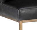 Coal Black Dining Chairs set of 2 Leighland by Matho Sun, view 4