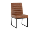Tobacco Tan Dining Chairs set of 2 Spyros by Matho Sun