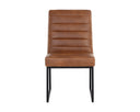 Tobacco Tan Dining Chairs set of 2 Spyros by Matho Sun, view 2