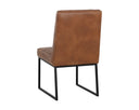 Tobacco Tan Dining Chairs set of 2 Spyros by Matho Sun, view 4