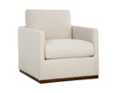 Effie Linen Lounge Chair Portman Swivel by Matho Sun
