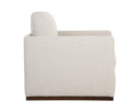 Effie Linen Lounge Chair Portman Swivel by Matho Sun, view 3