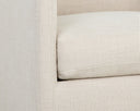 Effie Linen Lounge Chair Portman Swivel by Matho Sun, view 6