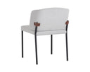 Light Grey / Bravo Cognac Dining Chairs set of 2 Pearce by Matho Sun, view 3